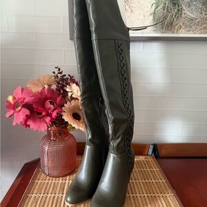 Journee Collection Olive Over the Knee Boots